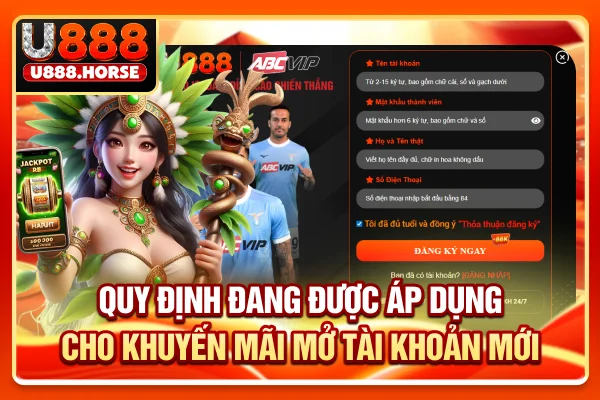 Quy định đang được áp dụng cho khuyến mãi mở tài khoản mới