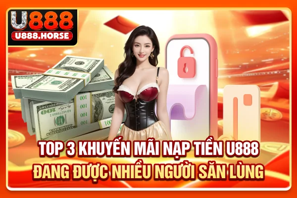 Top 3 khuyến mãi nạp tiền U888 đang được nhiều người săn lùng